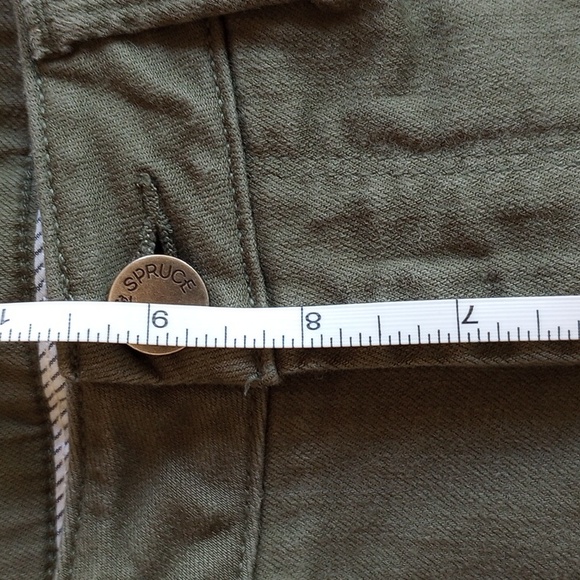 Market & Spruce Mid-Rise Skinny Ankle Jeans 2 Olive Green 27x28 - 50off3 - Picture 6 of 10